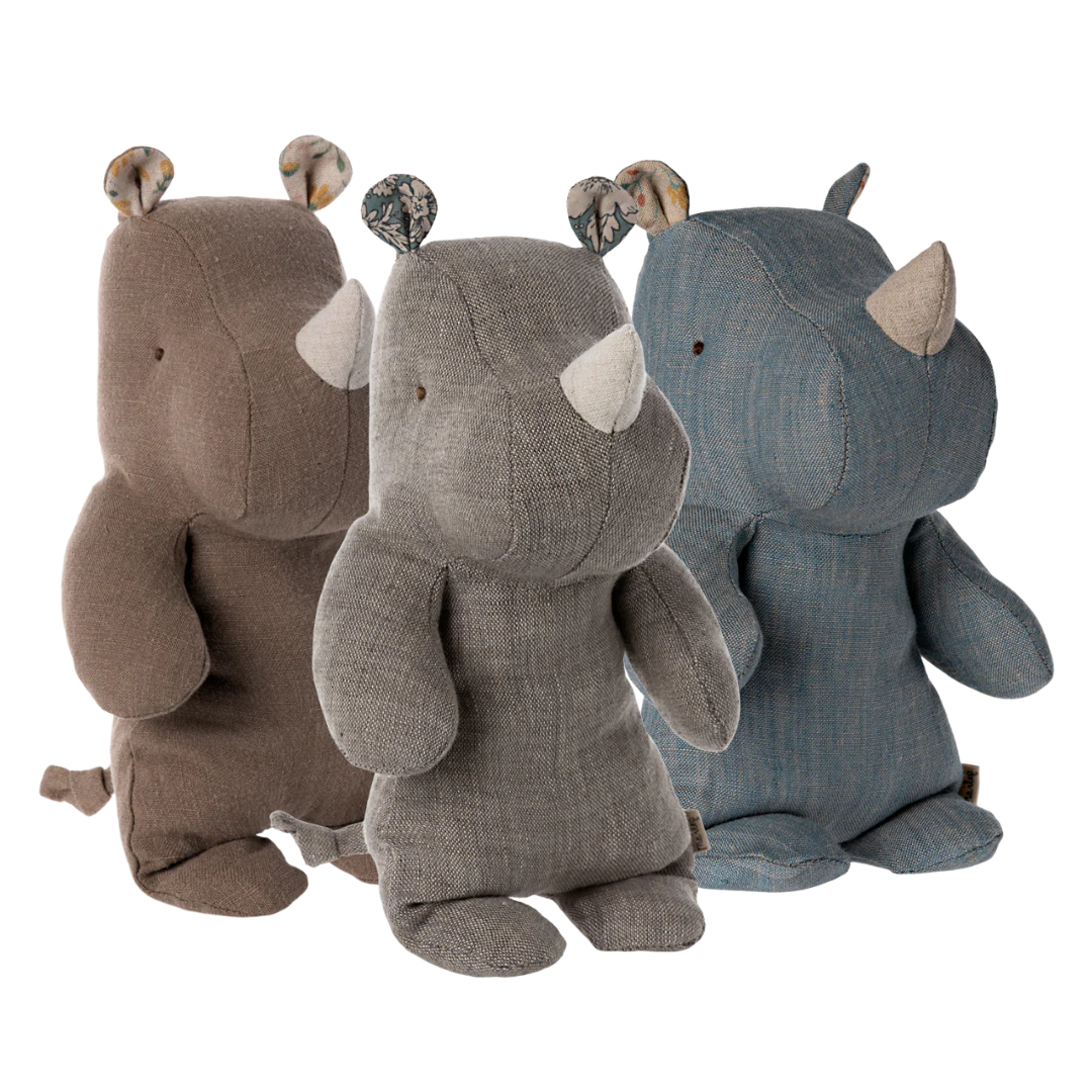 Safari Friends Stuffed Rhino - Small
