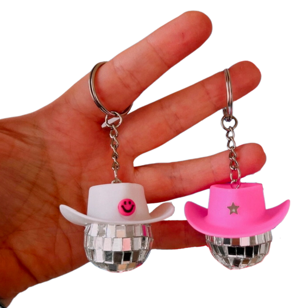 Disco Cowgirl Keychain