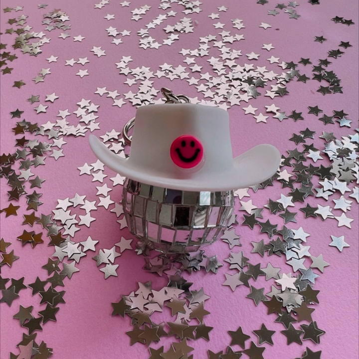 Disco Cowgirl Keychain