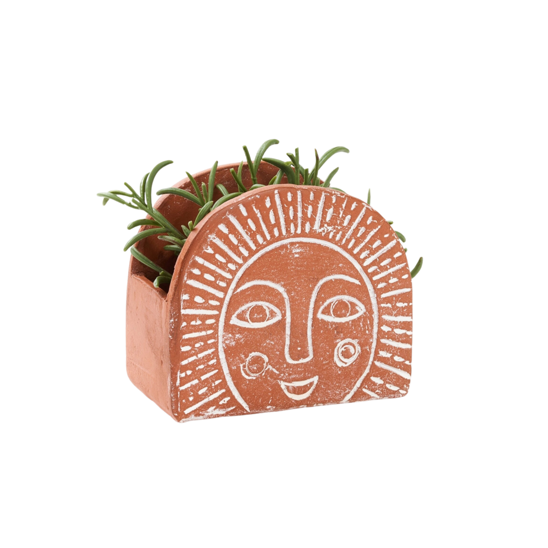 Vasanta Sunrise Terracotta Planter