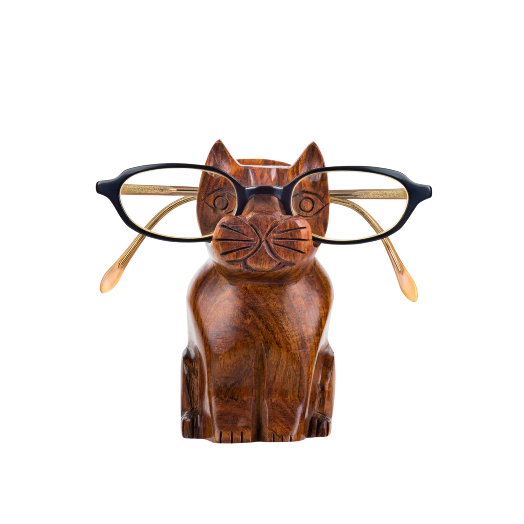 Cat Eyeglass Holder Stand