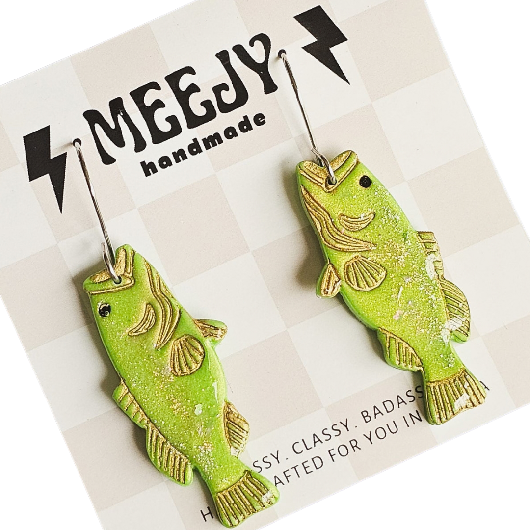Shimmer Bass Earrings