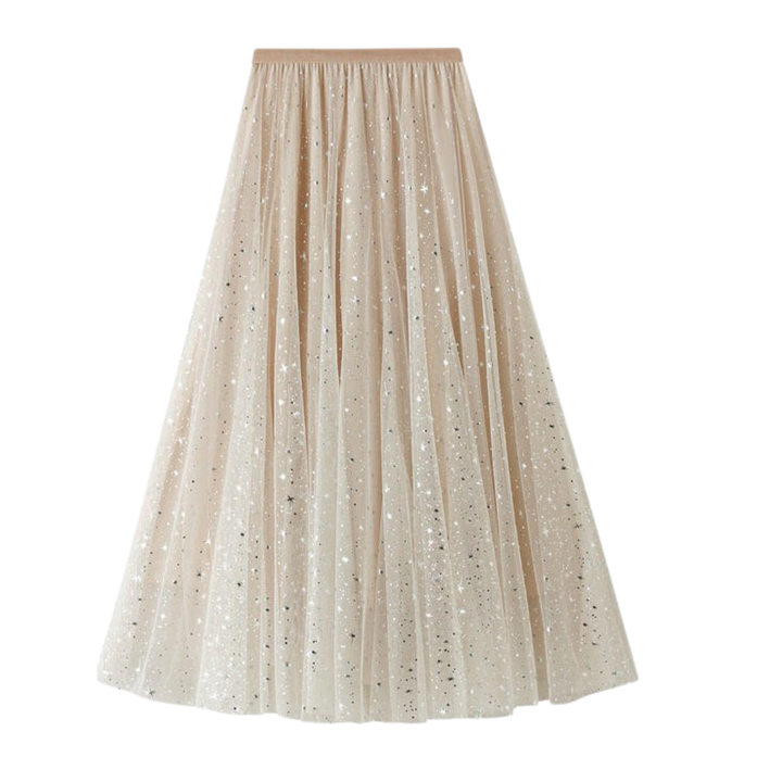 Star Sparkles Midi Skirt