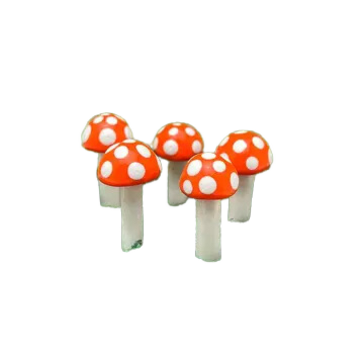 Fairy Garden Mushroom Plant Pick