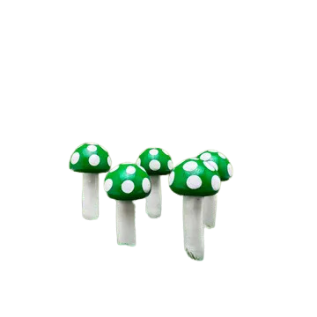 Fairy Garden Mushroom Plant Pick