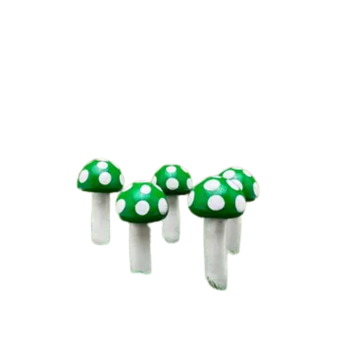 Fairy Garden Mushroom Plant Pick