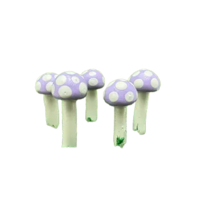 Fairy Garden Mushroom Plant Pick