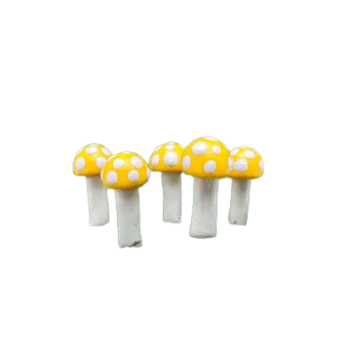 Fairy Garden Mushroom Plant Pick
