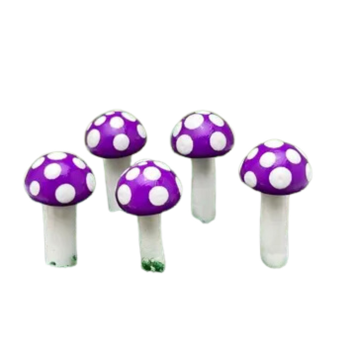 Fairy Garden Mushroom Plant Pick