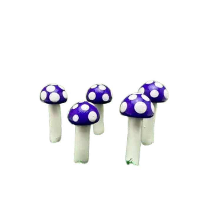 Fairy Garden Mushroom Plant Pick
