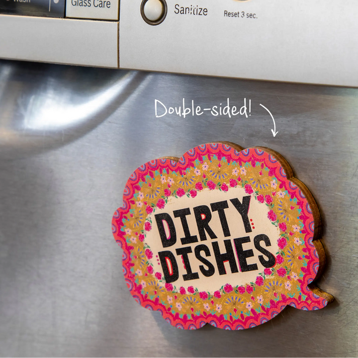 Dishwasher Magnet - Flower