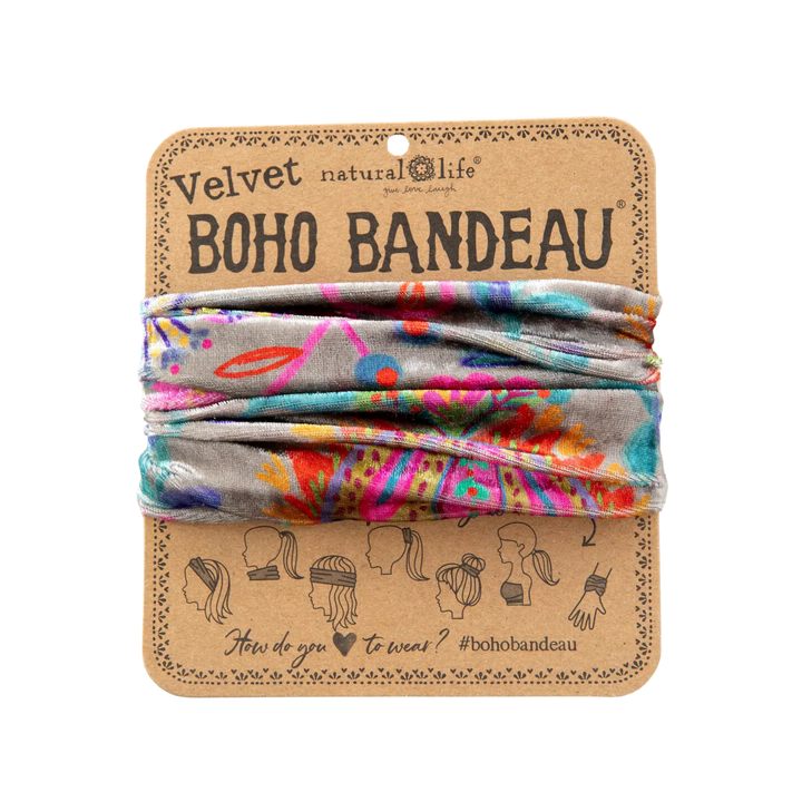 Velvet Boho Bandeau Headband