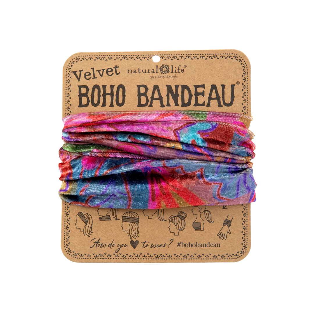 Velvet Boho Bandeau Headband