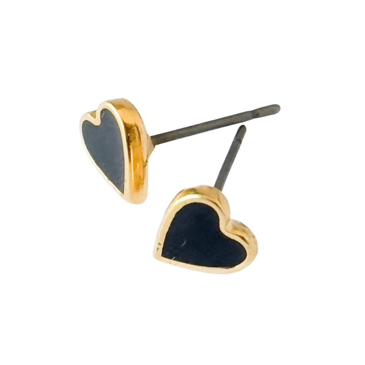 Tiny Heart Studs