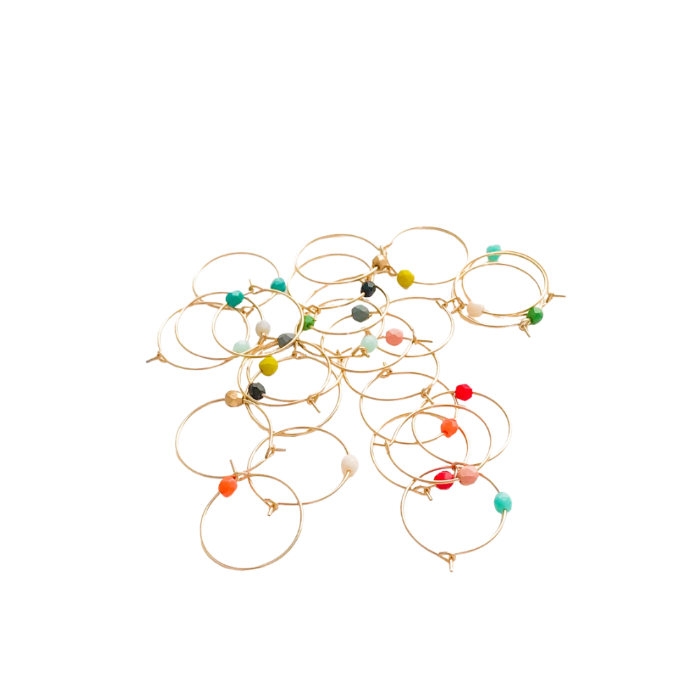 Little Gold Filled Orbit Hoop Earrings