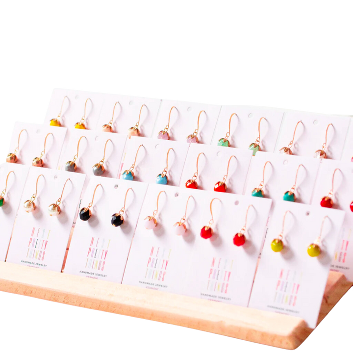 Tiny Colorful Earrings