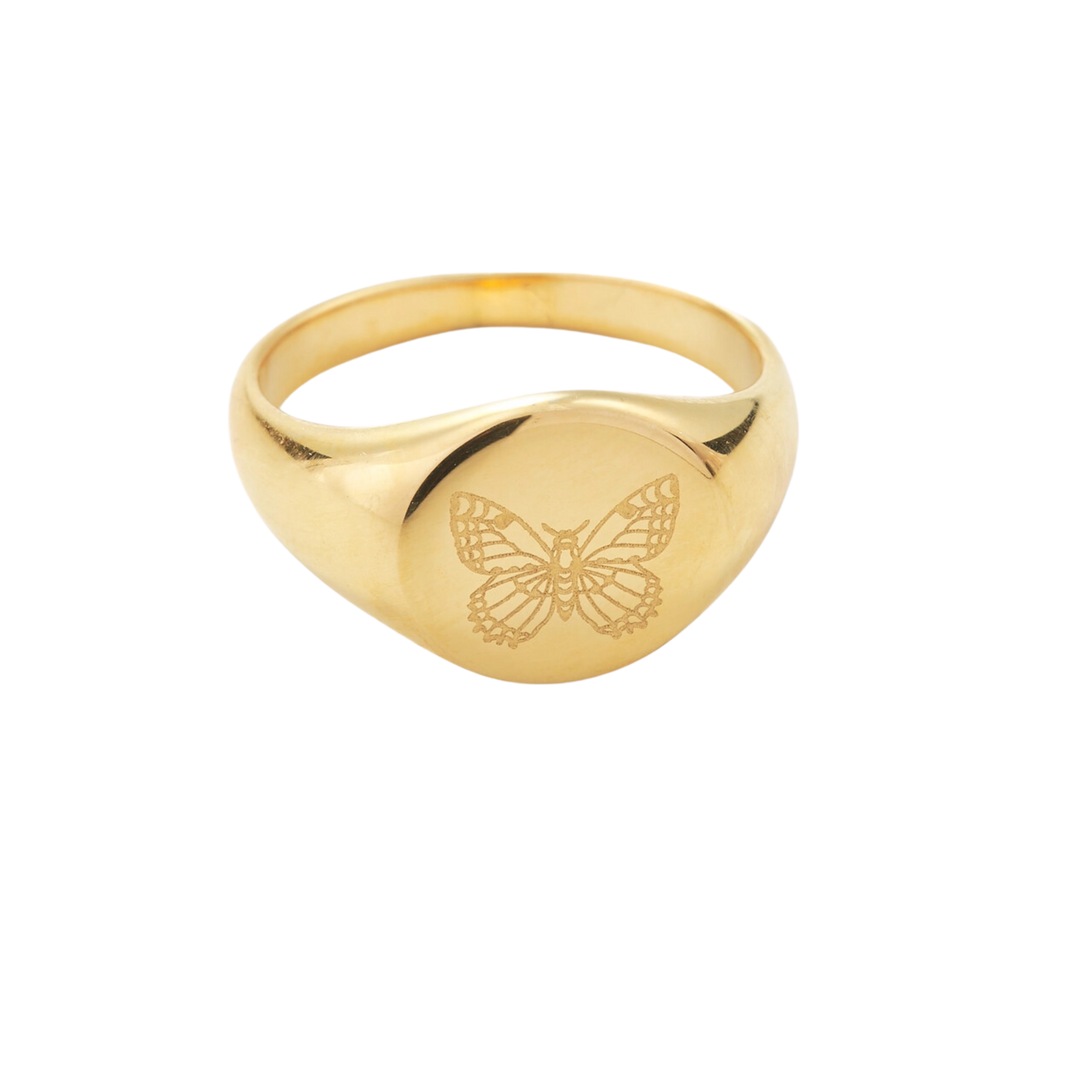 Mariposa Signet Ring