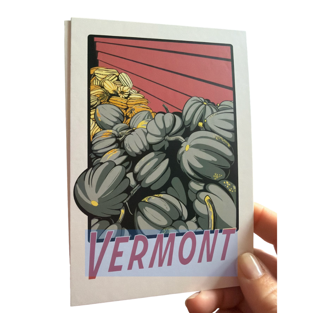 Vermont Gourd Postcard