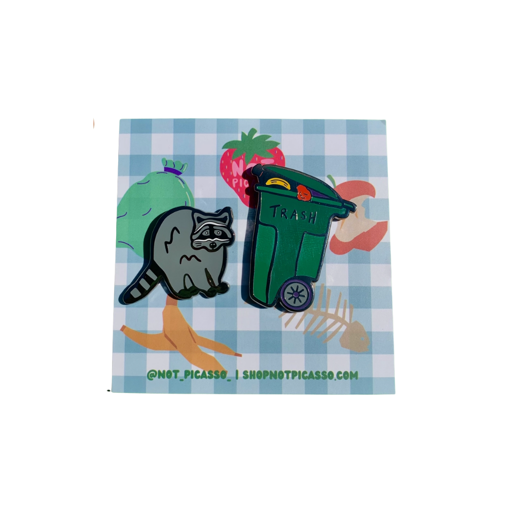 Trash Panda Pin Set