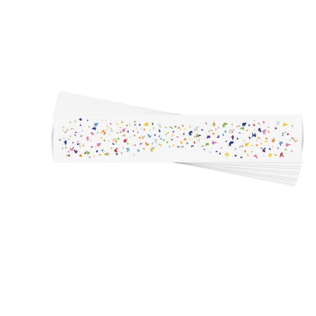 Rainbow Confetti Temporary Tattoo