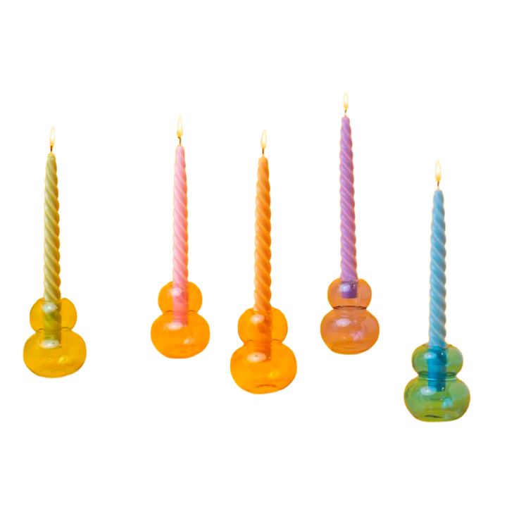 Twisted Taper Candles, 2 Per Pack