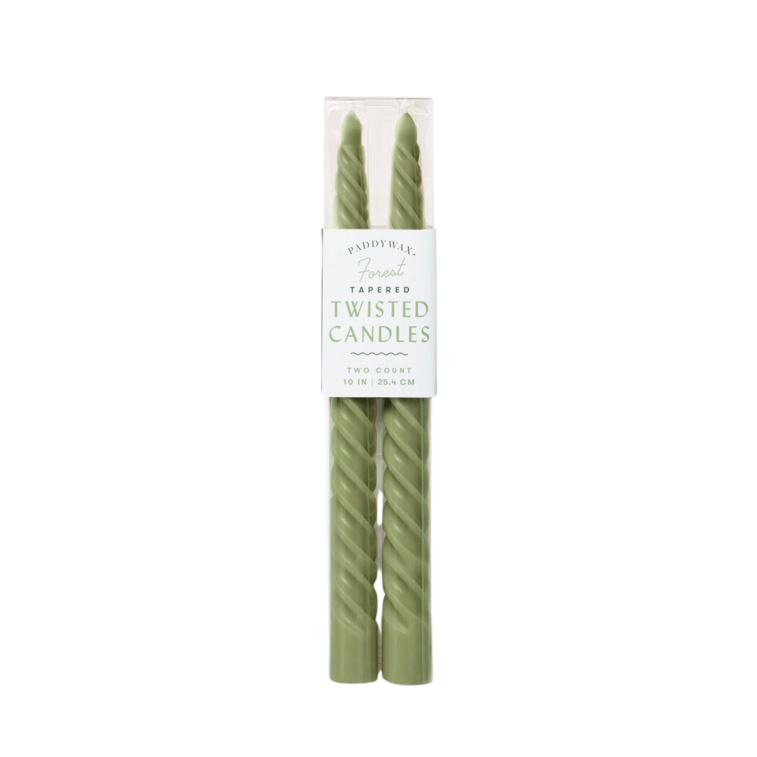 Twisted Taper Candles, 2 Per Pack