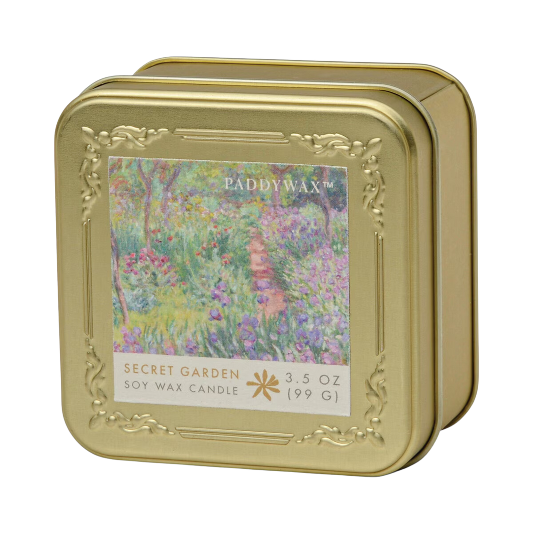 Impressionist 3.5oz Gold Tin Candle