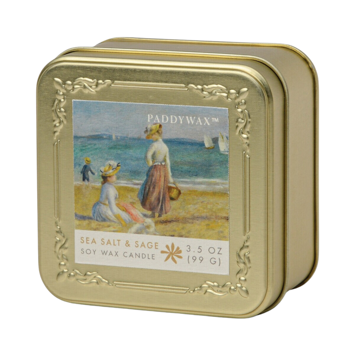 Impressionist 3.5oz Gold Tin Candle