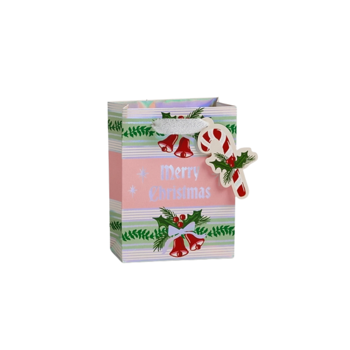 Candy Cane Stripe Gift Bag