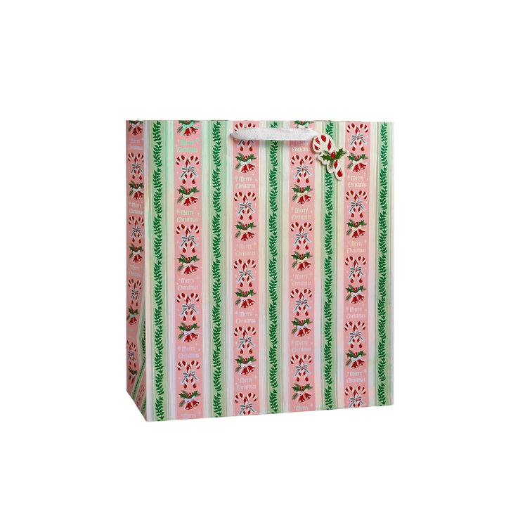 Candy Cane Stripe Gift Bag