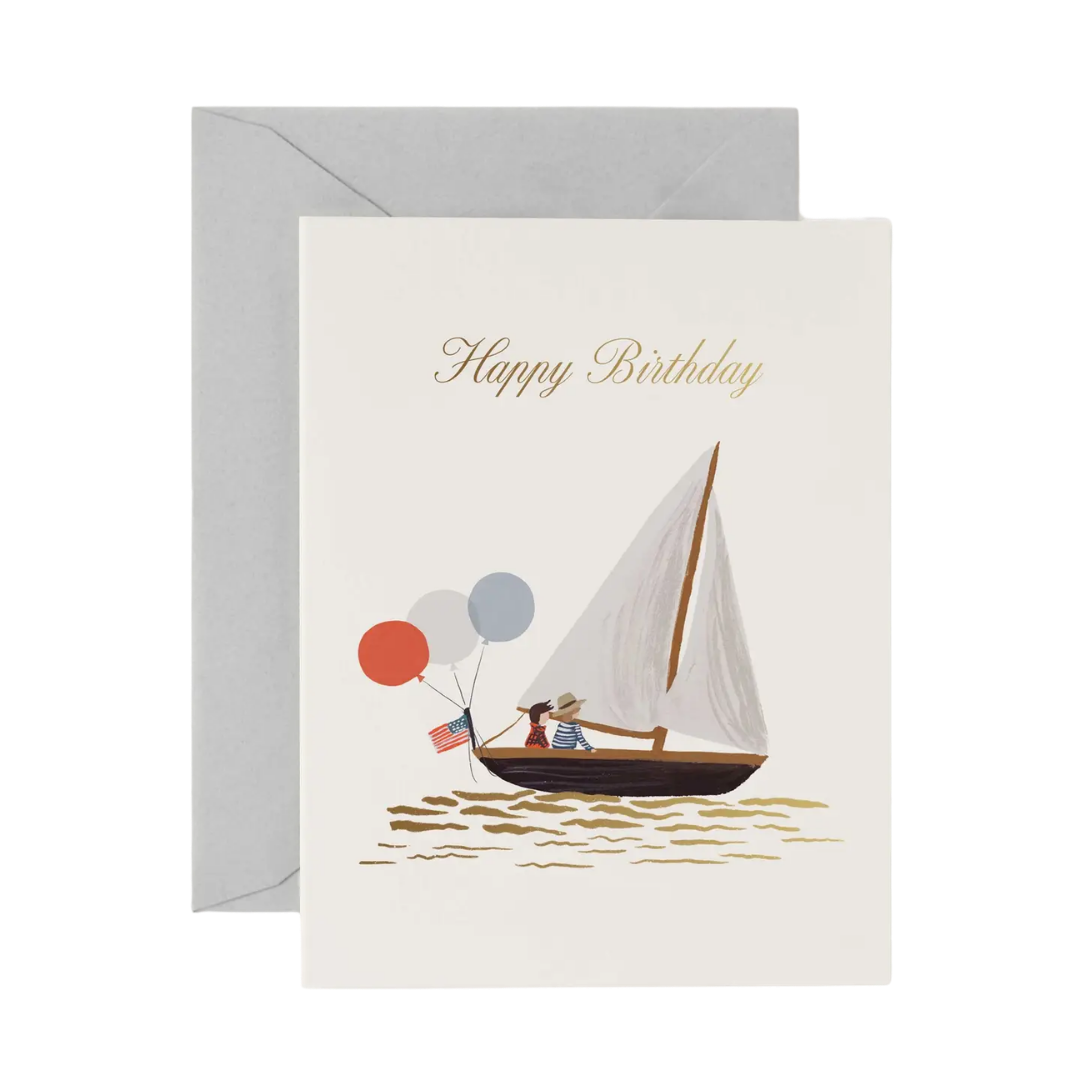 Sailboat Birthday Card