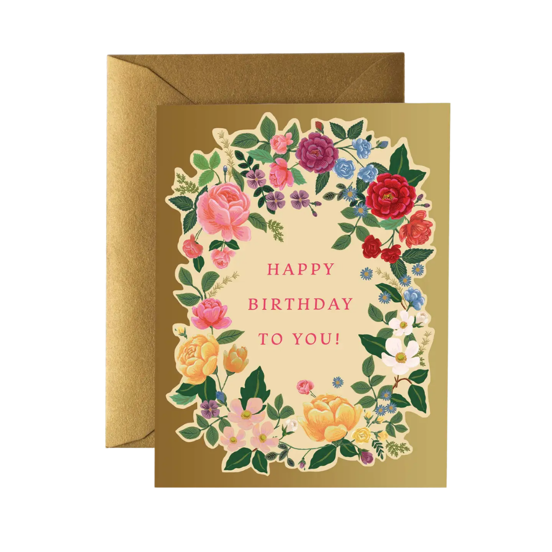 Botanical Birthday Card