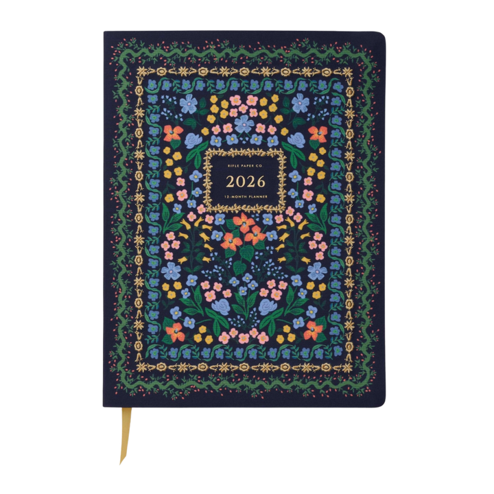 2026 Wildwood 12-Month Embroidered Bookbound Planner