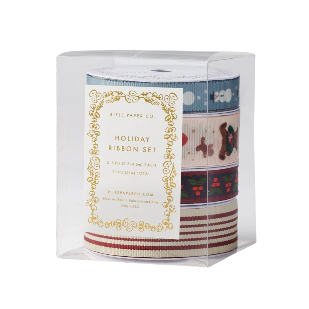 Beary Christmas Assorted Holiday Ribbon Set