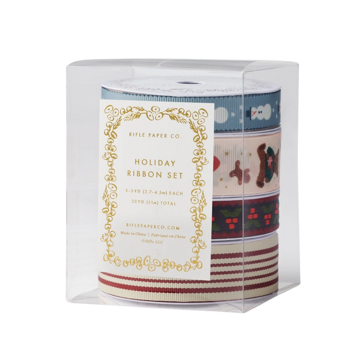 Beary Christmas Assorted Holiday Ribbon Set