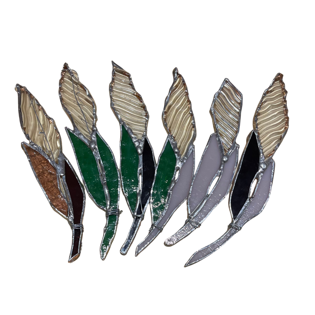 Stained Glass Feather