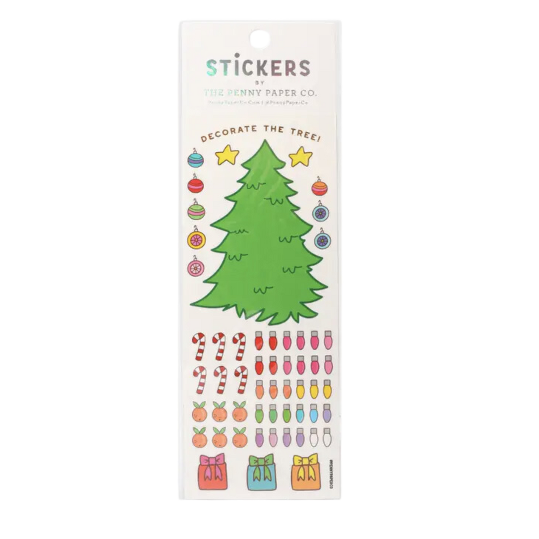 Decorate Your Own Christmas Tree Stickers