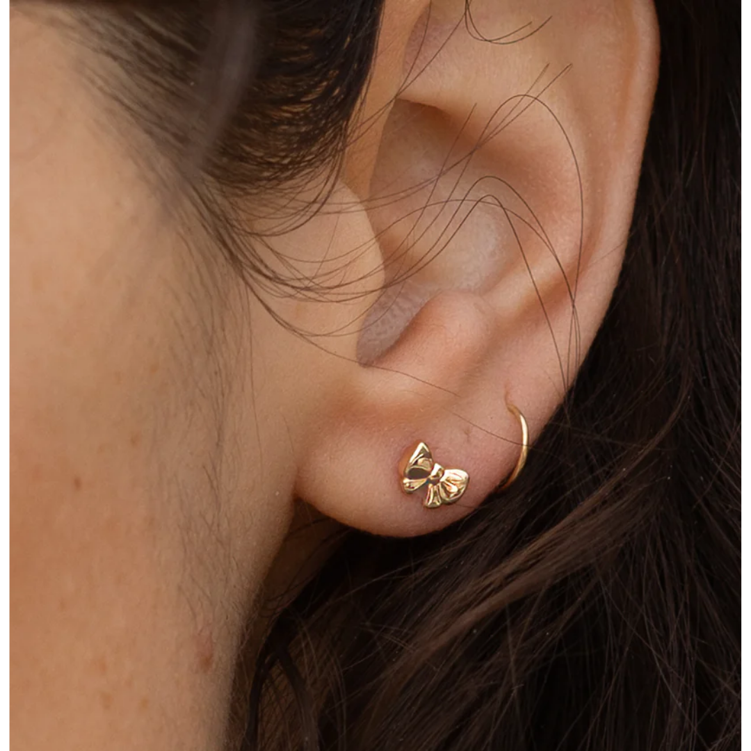 Tiny Bow Studs