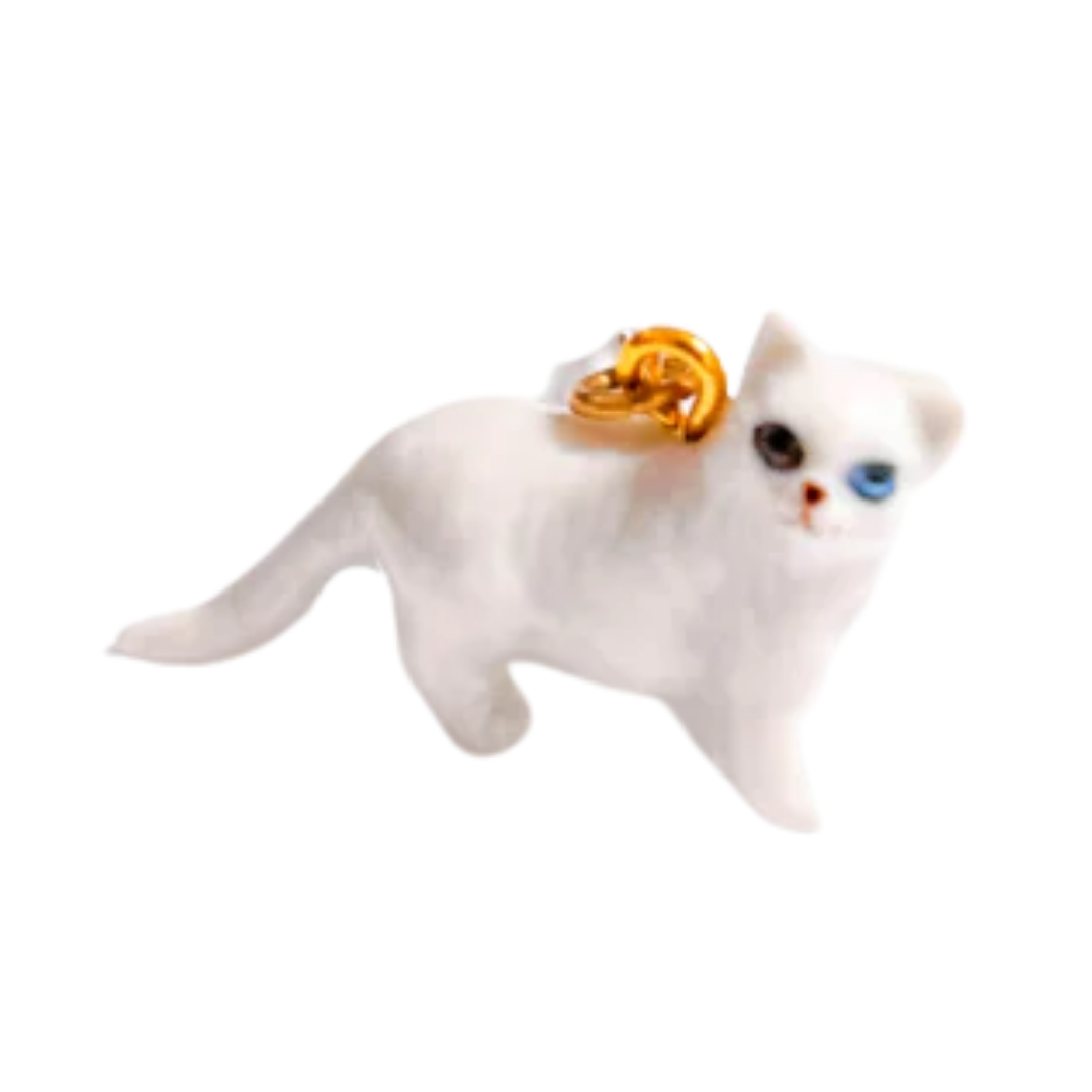 Tiny Persian Cat Necklace