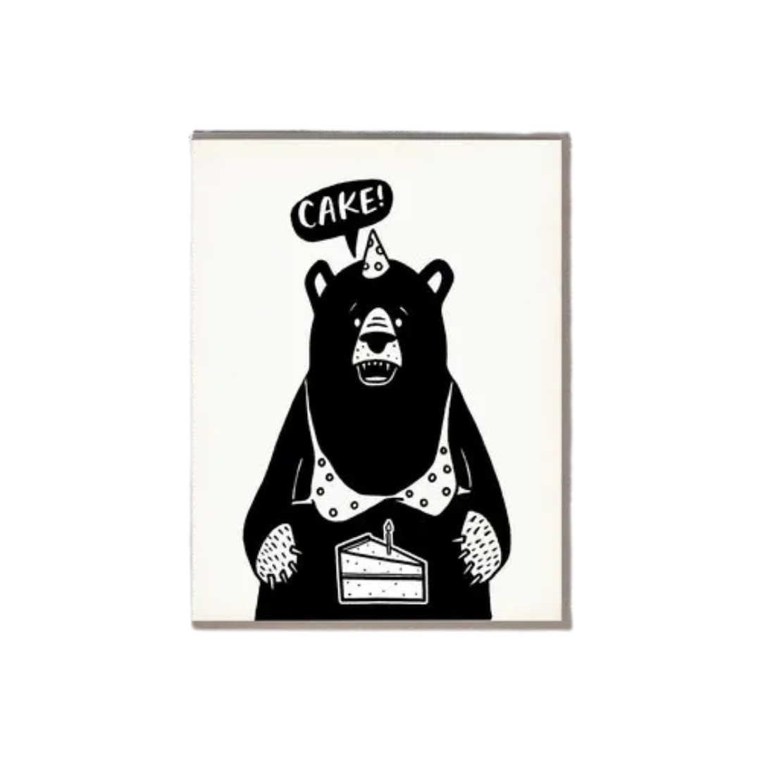 Bear Cake Card