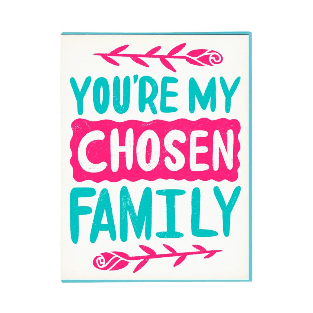 Chosen Family Letterpress Card