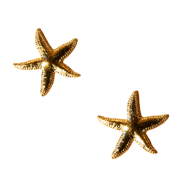 A Star is Born Gold Stud Earrings