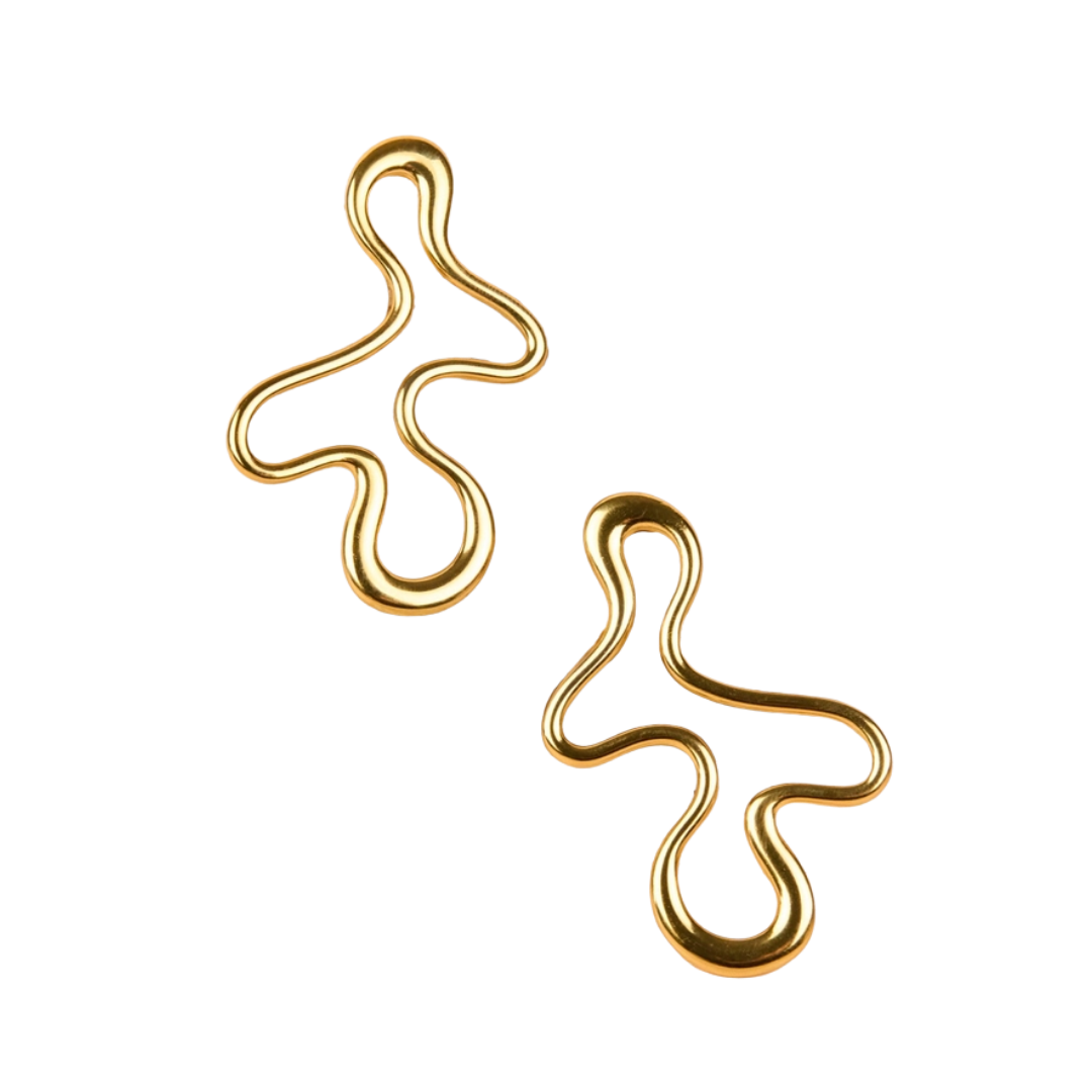 Amoeba Stud Earrings