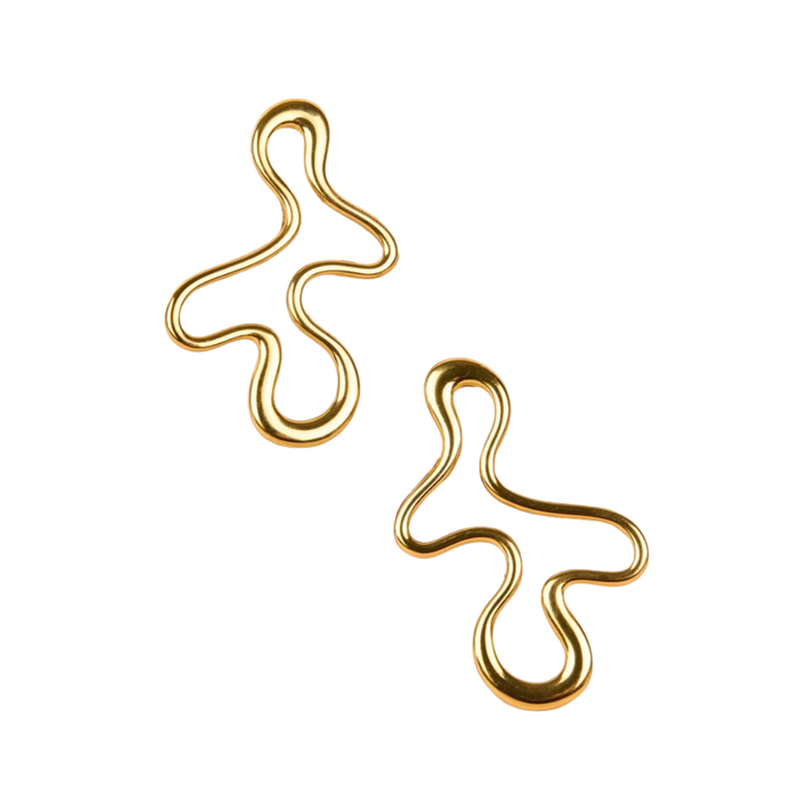 Amoeba Stud Earrings