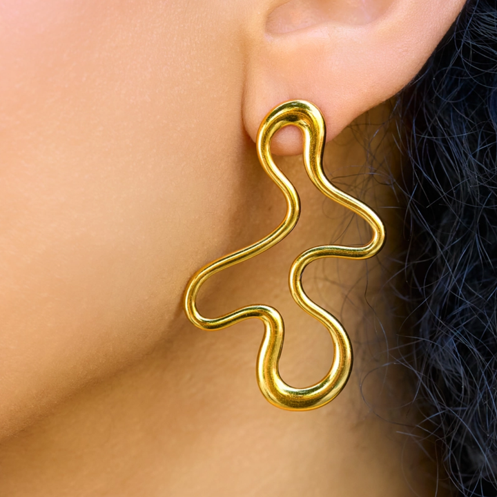 Amoeba Stud Earrings