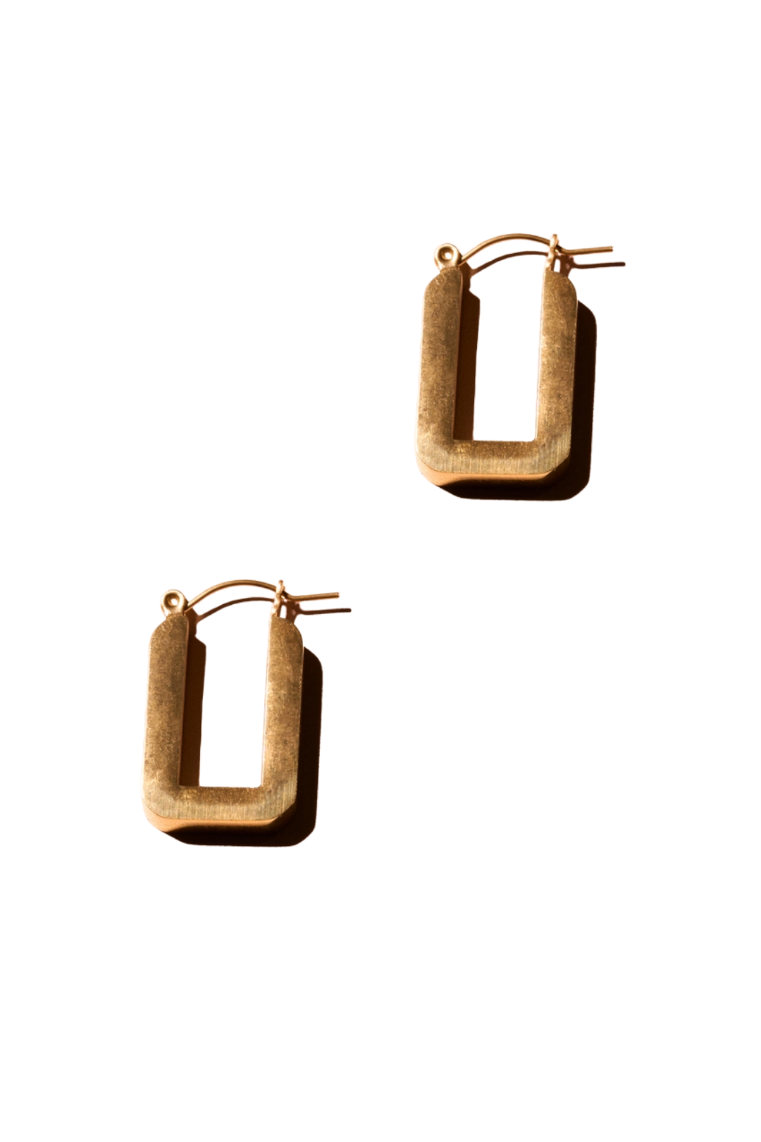 Corner Hoop Earrings