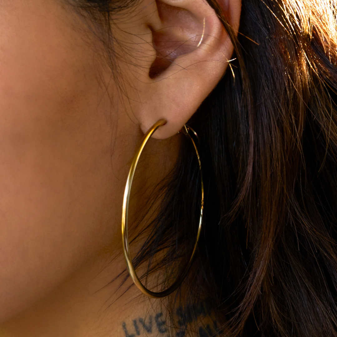 Angeline Gold Hoops