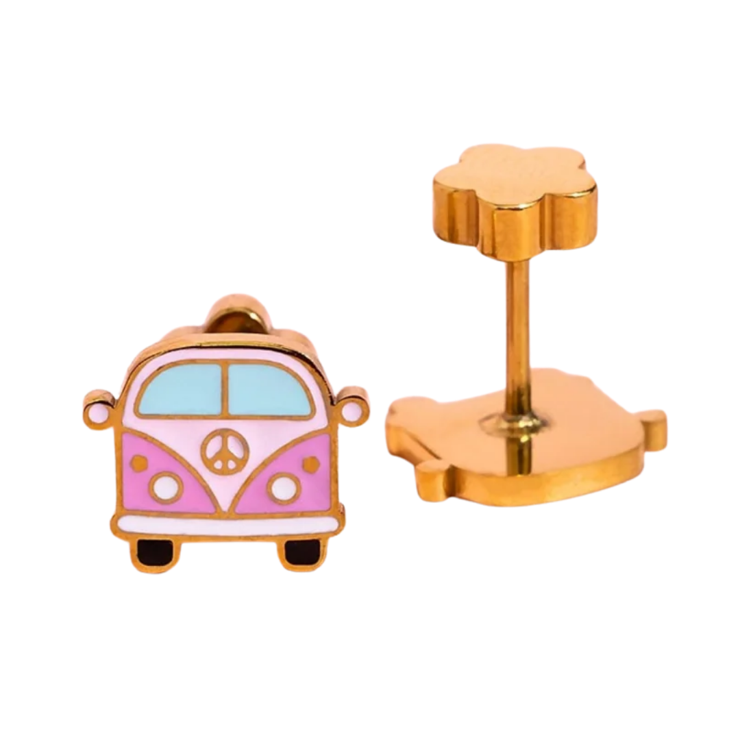 Retro Van Earrings