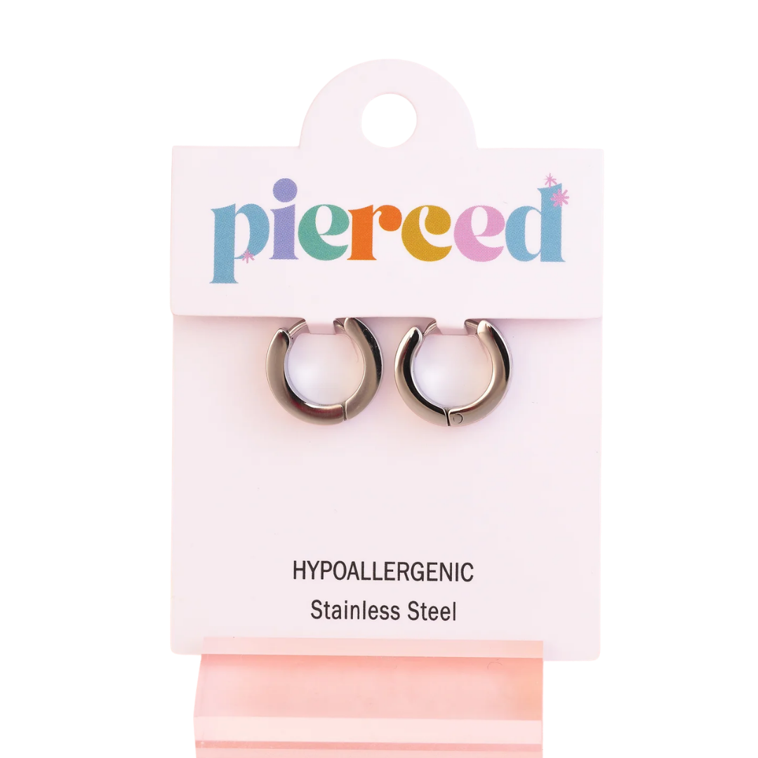 Silver Lilac Checkered Huggies