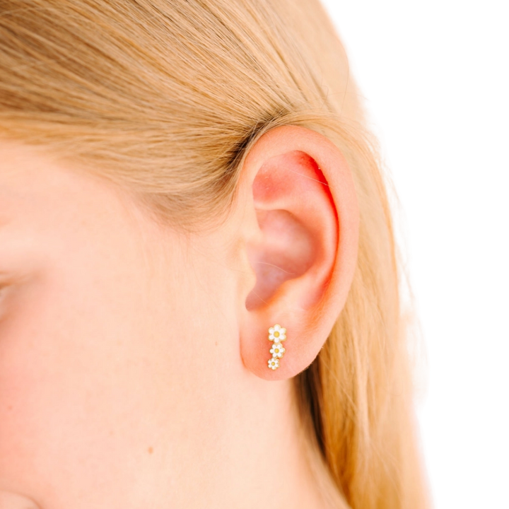 Daisy Crawler Earrings